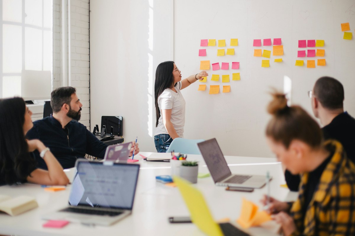 Professional business presentation created with artificial intelligence
