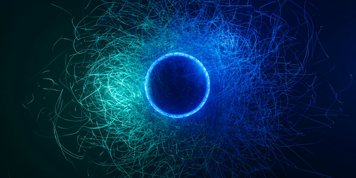 Neural network visualizing subatomic particle physics data