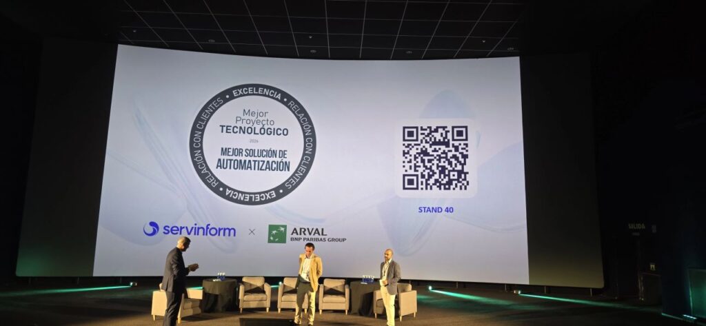 Entrega del Premio Excelencia AEERC al Mejor Proyecto Tecnológico, categoría Mejor Solución de Automatización